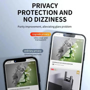 5 pezzi protezione schermo anti-spia a copertura totale per iPhone 17 16 12 13 14 15 PRO MAX 14 Plus vetro temperato privacy 15 Plus 16 Pro Max HASHTAG