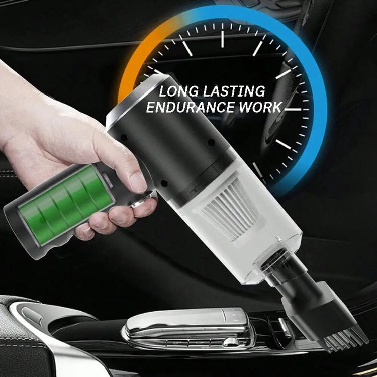 Aspirapolvere combinato 3 in 1 con aspirazione e soffiaggio integrati, ricarica USB, aspirapolvere per piccole auto - My Hashtag Shop