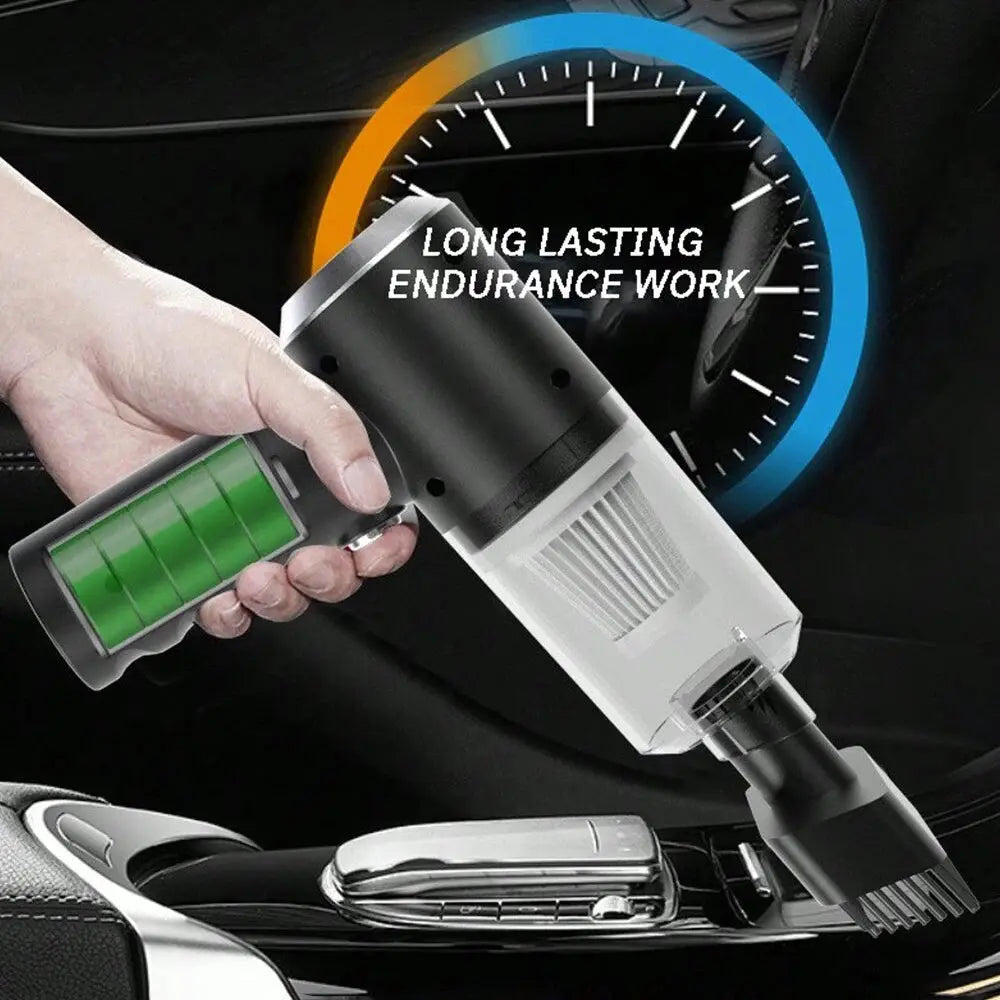 Aspirapolvere combinato 3 in 1 con aspirazione e soffiaggio integrati, ricarica USB, aspirapolvere per piccole auto - My Hashtag Shop