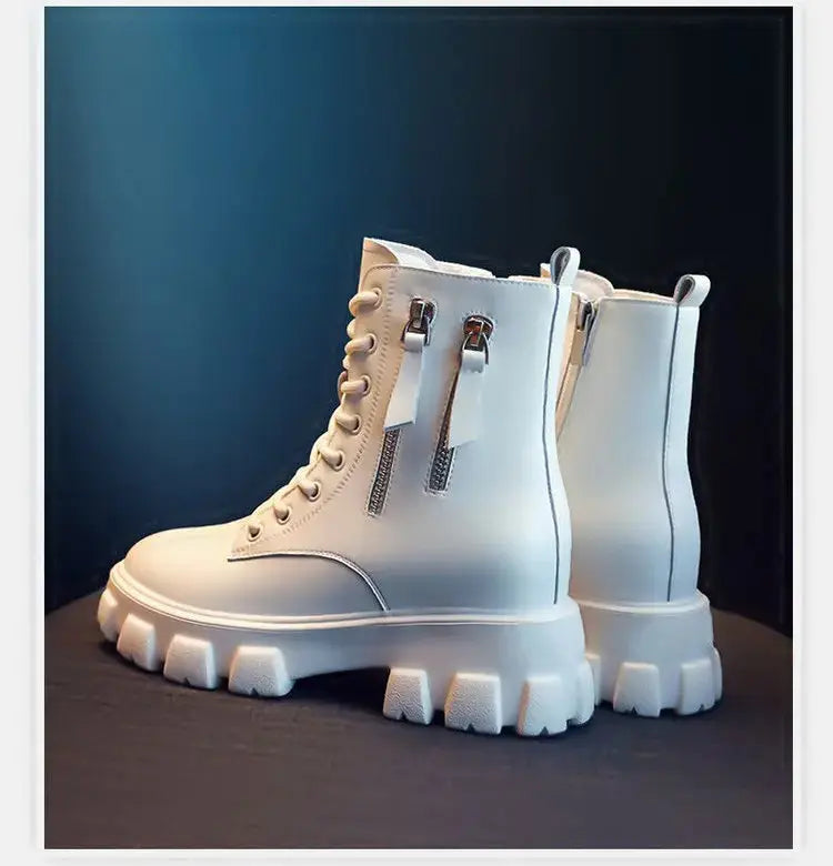 Booties 2025 Autumn Winter High-Top Cotton Shoes Liebe - Making Life Easier
