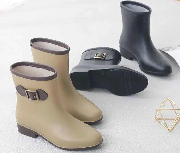 Waterproof Rain Boots with Thermal Lining Nonslip Rubber Liebe - Making Life Easier