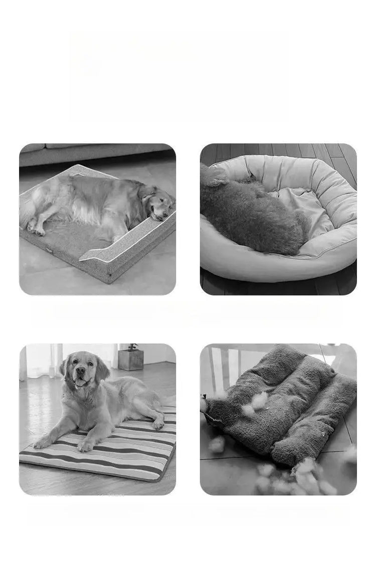 Divano letto per cani di peluche di grandi dimensioni, tappetino per cani in poliestere super morbido addensato, per letto per cani di piccola, media e grande - My Hashtag Shop