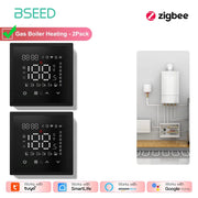 BSEED Zigbee Caldaia Elettrica/Acqua/Gas Riscaldamento a Pavimento Sensore Touch Termostati Intelligenti Tuya Vita Intelligente Alexa Controllo Telaio in Plastica HASHTAG