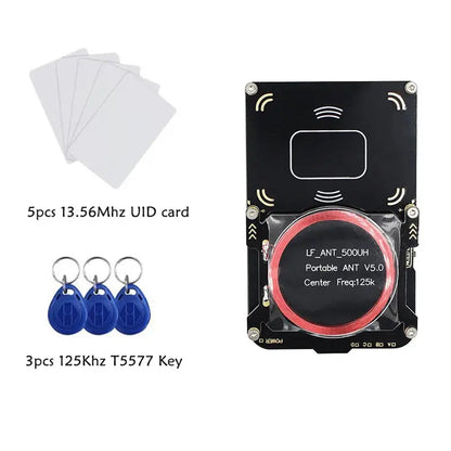 Proxmark3 5.0 Kit NFC Smart Chip Card Crack Copier 13.56Mhz Duplicatore di chiavi 125Khz T5577 Token Clone Writer IC ID Badge Reader - My Hashtag Shop