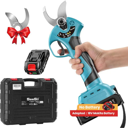 Cesoie elettriche senza spazzole 4 Marce Forbici elettriche a batteria Albero da frutto Bonsai Potatura Taglierina