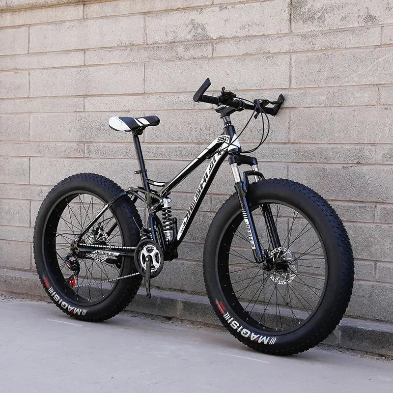 Mountain bike per adulti fuoristrada Beach4.0Pneumatico grande Doppia assorbimento degli urti Bicicletta a velocità variabile per studenti e studentesse - My Hashtag Shop