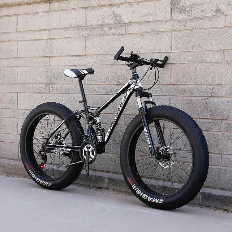 Mountain bike per adulti fuoristrada Beach4.0Pneumatico grande Doppia assorbimento degli urti Bicicletta a velocità variabile per studenti e studentesse - My Hashtag Shop
