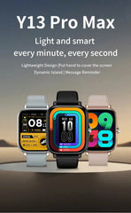 LAXASFIT 2025 Nuovo Smart Watch per uomo Donna Regalo Full Touch Screen Sport Fitness Orologio Chiamata Bluetooth Smartwatch digitale HASHTAG