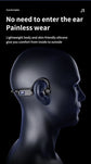 Auricolare wireless a conduzione ossea Sport Nuoto Cuffie compatibili Bluetooth a mani libere con microfono per la corsa Auricolari X7