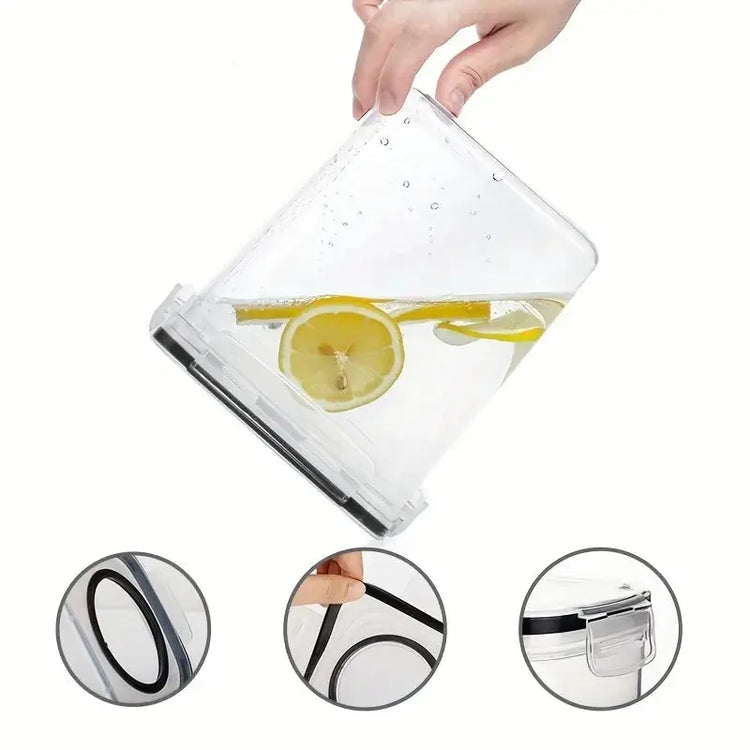 Airtight Cereal Storage Container  Food Storage Box Plastic Transparent Sealed - HASHTAG