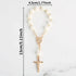 Baptism Catholic Communion 10/20pcs Rosary Bracelet Bead for Baptism Favors. - HASHTAG