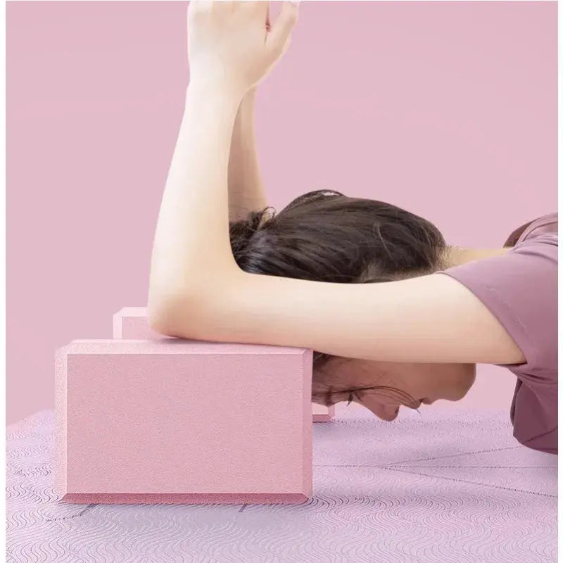 1pc Modellatura ad alta densità Eva Yoga Block Stretch Bambini Pilates Schiuma Blocco Equilibrio Esercizio Balletto Bodybuilding Danza Palestra Alo - My Hashtag Shop