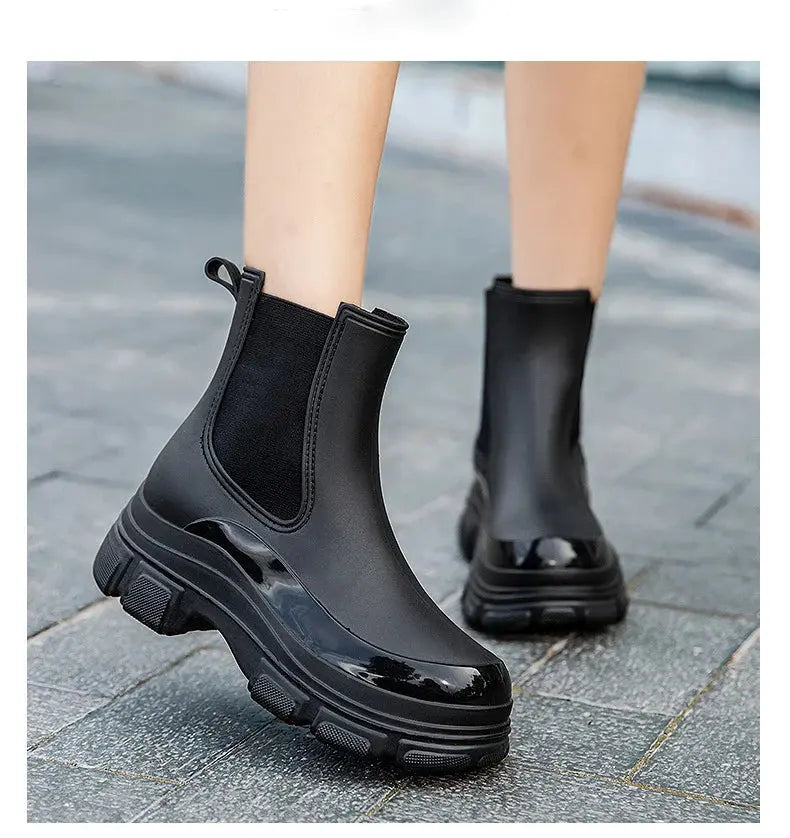 2025 New Rubber Rain Shoes Outdoor Anti-slip Waterproof Garden Shoes Liebe - Making Life Easier
