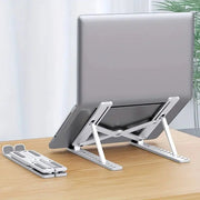 Portable Laptop Stand  Foldable ABS Material, Adjustable Desktop Height, Heat Dissipation, Laptop Stand, Storage Rack laptop arm HASHTAG