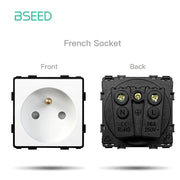 BSEED Wifi Smart termostati caldaia elettrica riscaldamento a pavimento dell'acqua Controller centrale interruttore presa pannello in vetro parte accessorio fai da te HASHTAG