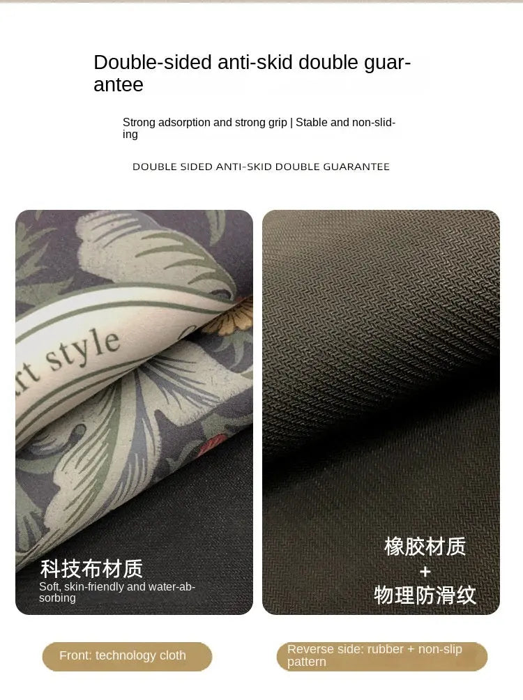 Super Absorbent Vintage Earth Kitchen Dish washing and Draining Mat Liebe - Making Life Easier