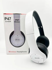 Auricolare stereo P47 5.0 Auricolare Bluetooth Serie pieghevole Auricolare da gioco sportivo wireless per iPhone XiaoMi HASHTAG