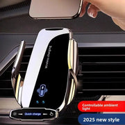 Caricabatterie wireless per supporto per telefono cellulare per auto Supporto per supporto per auto mobile Montaggio automatico a induzione elettrica automobilistica HASHTAG