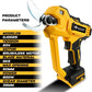 Cesoie da potatura elettriche senza spazzole 2 marce Forbici elettriche a batteria Albero da frutto Bonsai Taglierina da giardino per Dewalt 20V Batteria Pin