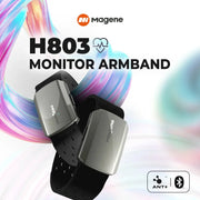 Magene Fascia da braccio per frequenza cardiaca Monitor Dual Mode Bluetooth ANT H803 Sensore Braccio Cinturino da polso Fitness Tracker cardiaco Esercizio sanitario HASHTAG
