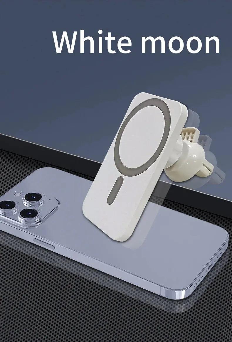 Caricatore wireless per auto magnetico da 30 W per iPhone 15 14 13 12 Pro Max Mini Macsafe Supporto per telefono per auto Supporto per supporto Stazione di ricarica rapida - My Hashtag Shop