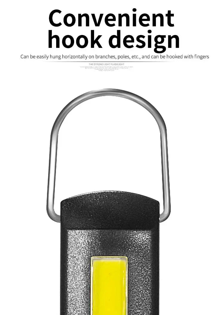 Lampade da Lavoro COB Portatili con Magnete, Torcia LED Ricaricabile, Dimmerabile, per Emergenze e Riparazioni Auto - My Hashtag Shop