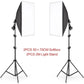 SH Kit di illuminazione Fotografia 50x70CM Softbox Sistema di illuminazione professionale con lampadine fotografiche E27 Attrezzatura per studio fotografico - My Hashtag Shop
