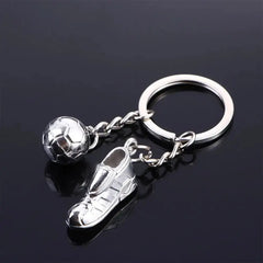 soccer keychain Accessories Small Pendant Sports Hanging Keychain Metal Chain Soccer Shoes Keychain Football Keychain HASHTAG