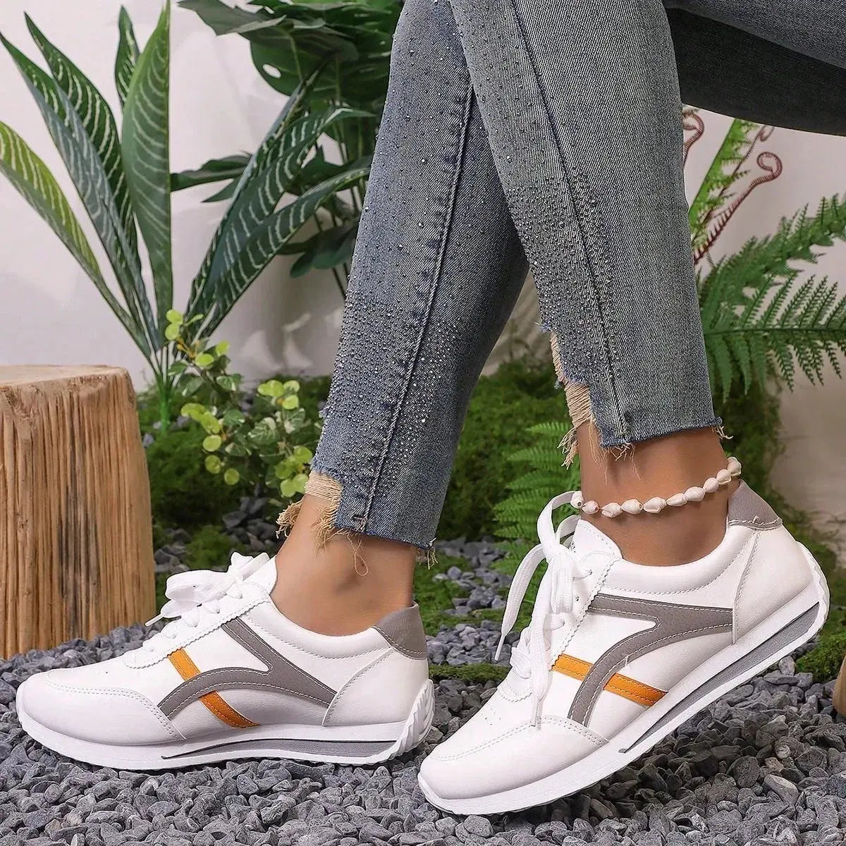 Women New Sports Shoes Comfort Sneakers All-match Lightweight Liebe - Making Life Easier