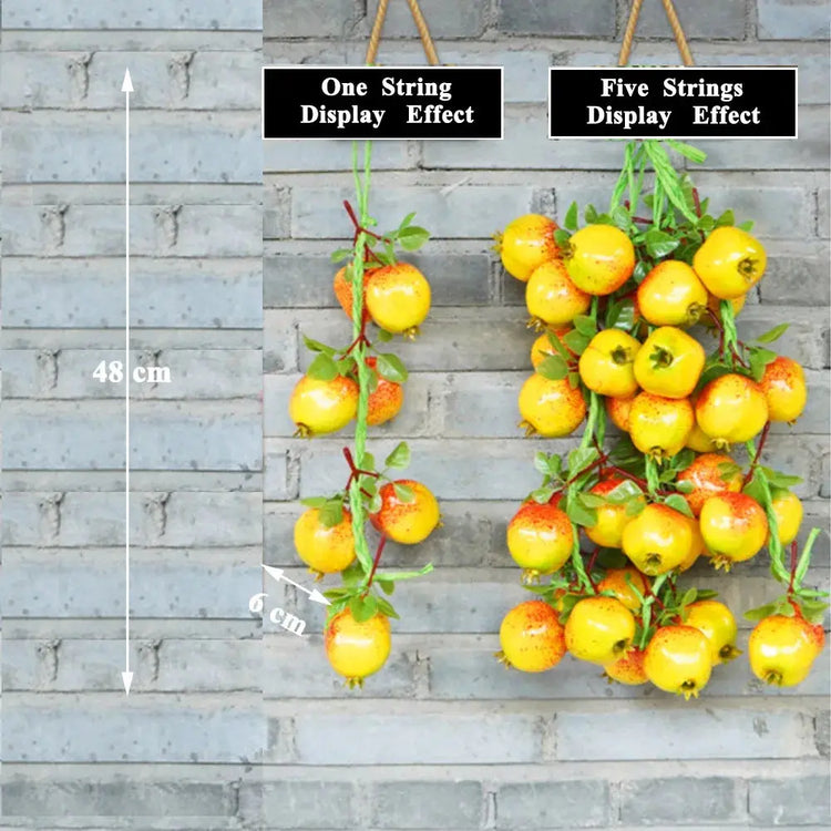 Artificial strings model assorted vegetables and fruits. Liebe - Making Life Easier