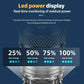 Torce a LED ad alta potenza Torcia tattica da 2000LM con luce display Ricarica USB Lanterna con zoom di emergenza per pesca da campeggio - My Hashtag Shop