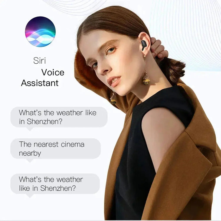 Auricolari Bluetooth wireless E6S Auricolare Bluetooth TWS Auricolari wireless Auricolari con cancellazione del rumore con cuffie con microfono - My Hashtag Shop