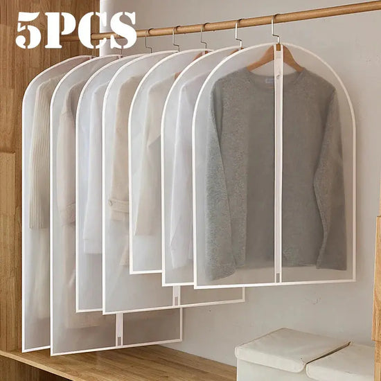 Clothes Dust Cover Bag 5pcs With Zipper - HASHTAG