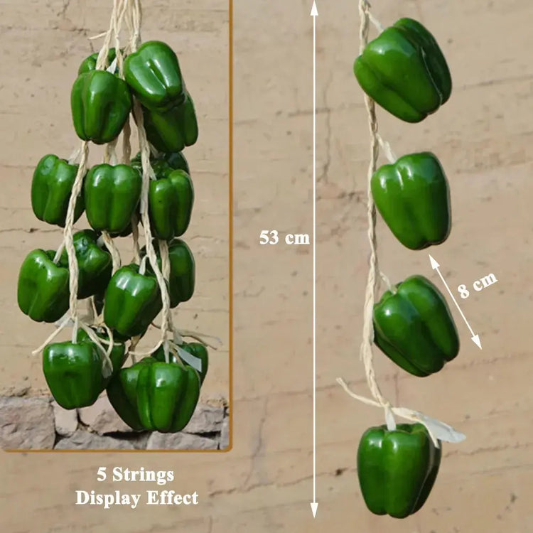 Artificial strings model assorted vegetables and fruits. Liebe - Making Life Easier