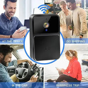 WIFI Video campanello telecamera visione notturna HD Wireless Smart Home Security batteria campanello citofono bidirezionale cambio vocale per la casa HASHTAG