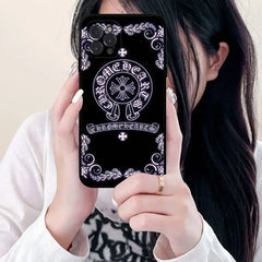 Custodia per telefono classica di lusso C-ChromeS H-Heart Custodia per telefono per Iphone 17 Air 16 15 14 13 12 11 Pro Max 16 15 14 Plus Custodia morbida in TPU HASHTAG