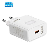 GaN Caricatore USB Ricarica rapida 120W Ricarica rapida QC3.0 Tipo C Cavo Adattatore da parete per telefono cellulare per Huawei Redmi Xiaomi 15 Oneplus HASHTAG
