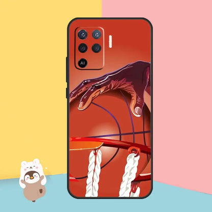 Basketball Basket Sport Case For Oppo A78 A18 A38 A58 A98 A74 A94 A54 A15 A17 A57 A6 A5 Pro A16 A76 A96 A40 A60 A80 - My Hashtag Shop