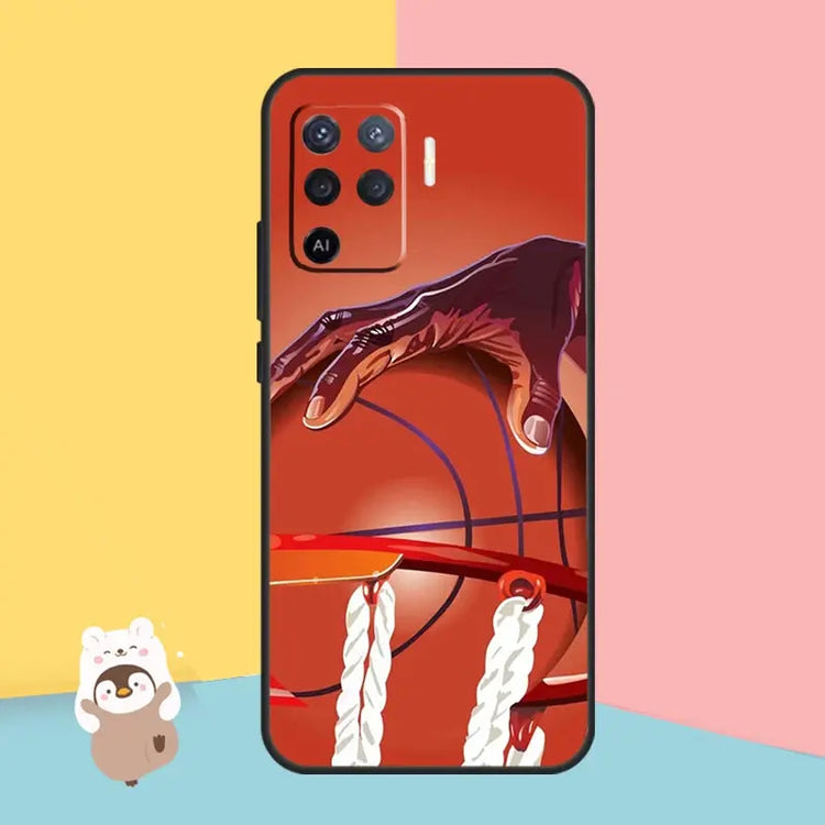 Basketball Basket Sport Case For Oppo A78 A18 A38 A58 A98 A74 A94 A54 A15 A17 A57 A6 A5 Pro A16 A76 A96 A40 A60 A80 - My Hashtag Shop