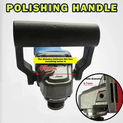 comfortable grinder handle, absorbs vibration, improves stability, suitable for 8mm inner diameter, simple installation HASHTAG