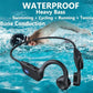 Auricolare wireless a conduzione ossea Sport Nuoto Cuffie compatibili Bluetooth a mani libere con microfono per la corsa Auricolari X7