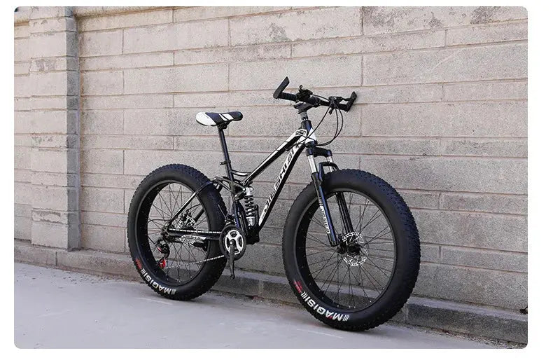 Mountain bike per adulti fuoristrada Beach4.0Pneumatico grande Doppia assorbimento degli urti Bicicletta a velocità variabile per studenti e studentesse - My Hashtag Shop