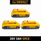 Batteria DEWALT 20v/60V DCB606 DCB609 DCB182 DCB205 DCB206 DCB209 utensile elettrico batteria 18V batteria 6AH 9AH.