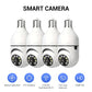 Ease Life APP-Lampadina Telecamere di sicurezza Telecamera WiFi wireless esterna 5GHz, 360 gradi, E27 Presa luce Vite in Securi