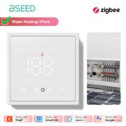 BSEED Zigbee Caldaia Elettrica/Acqua/Gas Riscaldamento a Pavimento Sensore Touch Termostati Intelligenti Tuya Vita Intelligente Alexa Controllo Telaio in Plastica HASHTAG