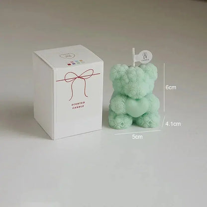 Bear Candle Romantic Cute Soy Wax Aromatherapy Small Scented Liebe - Making Life Easier