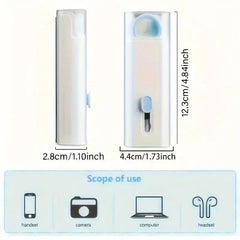 Kit di pulizia portatile 7 in 1: tastiera, auricolare, schermo, mini spazzole, fessure. Gadget da viaggio |   Elementi essenziali per il ritorno a scuola HASHTAG