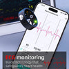 Nuovo Monitor ECG Smart Ring Frequenza cardiaca Ossigeno nel sangue Monitoraggio della salute Modalità multi-sport Temperatura 3ATM Smartring impermeabile 2025 HASHTAG