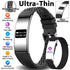 Uomo Donna Bracciale intelligente Frequenza cardiaca Monitor del sonno Salute Smart Band Sport impermeabile Fitness Tracker Smartwatch per Android iOS - My Hashtag Shop