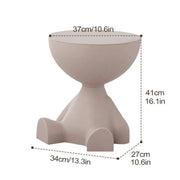 Tavolini creativi Tavolino da caffè a testa piatta Tavolino decorativo per divano per soggiorno Mini tavolo tavolino Comodino HASHTAG